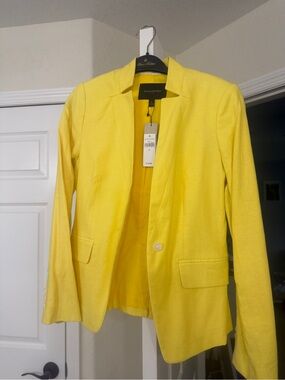 Banana Republic Bright Yellow Women's Blazer